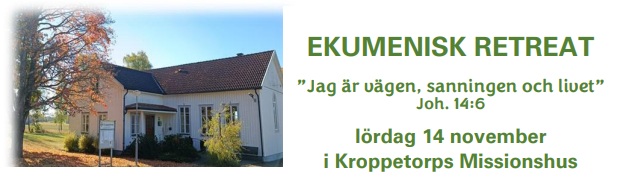 Ekumenisk Retreat 14 november