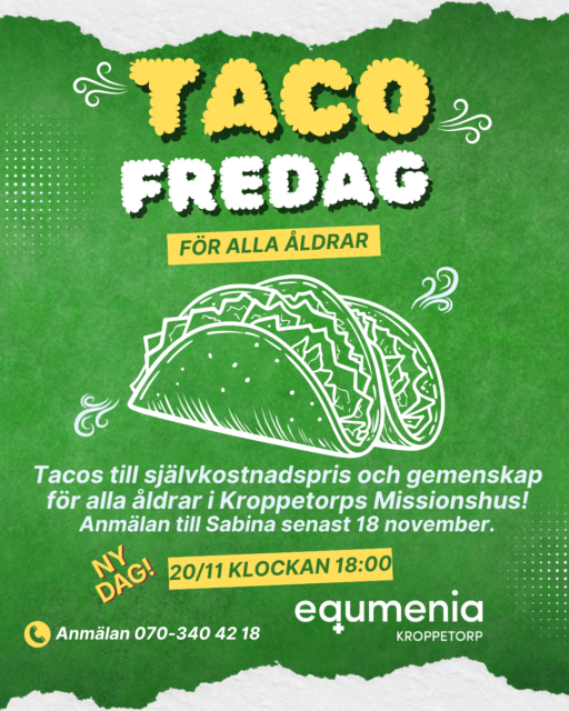 Tacofredag 20 november